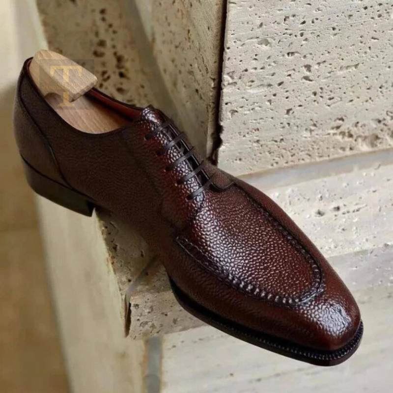 Men’s Handmade Brown Leather Loafers – Classic Slip-On Dress Shoes | Formal Business & Wedding Footwear