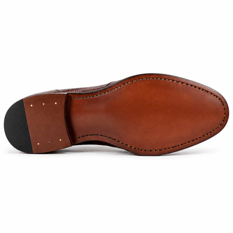 Men’s Handmade Brown Leather Loafers