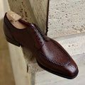 Handmade Goodyear Welted Grain Leather Dress Shoes, Custom Design Derby Shoes